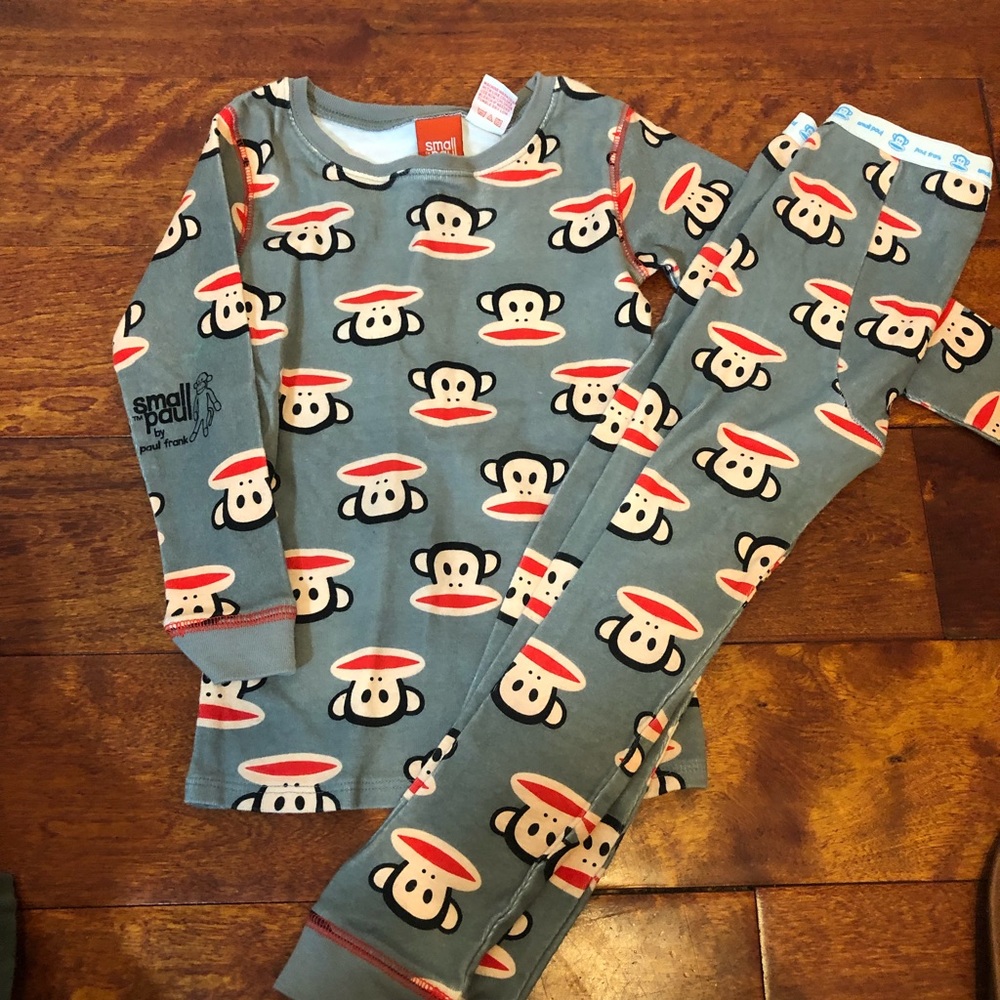 Small Paul Paul Frank Monkey Face PJs